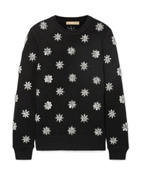 Michael Kors Collection Crystal Embellished Knitted Sweater