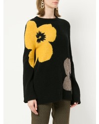 Luisa Cerano Floral Knitted Sweater