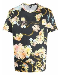Just Cavalli Baroque Floral Logo T Shirt