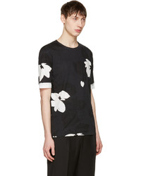 3.1 Phillip Lim Black Floral T Shirt