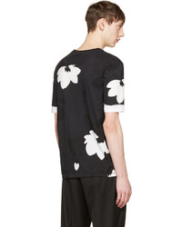 3.1 Phillip Lim Black Floral T Shirt