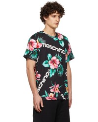 Moschino Black Floral T Shirt