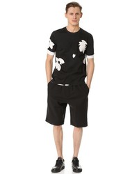 3.1 Phillip Lim Double Sleeve Night Floral Tee