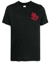 rag & bone Embroidered Flower Detail T Shirt