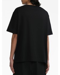 Simone Rocha Floral Embroidered Short Sleeve T Shirt