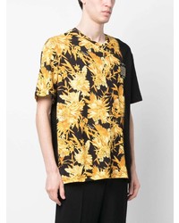 Just Cavalli Floral Print T Shirt