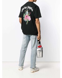 Palm Angels Floral Printed T Shirt
