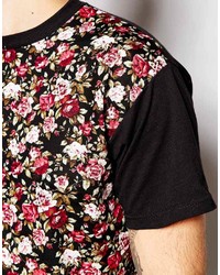Reclaimed Vintage Longline T Shirt Floral Front