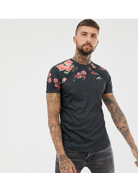 Mauvais Muscle T Shirt With Floral Print