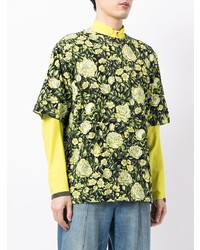 Kenzo Rose Print Organic Cotton T Shirt