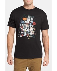 Obey Steal Life Graphic T Shirt