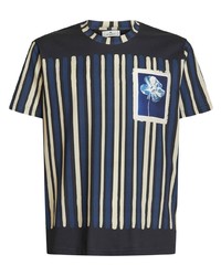 Etro Stripe Print Detail T Shirt