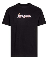 Anti Social Social Club X Arizona Floral Logo Print T Shirt