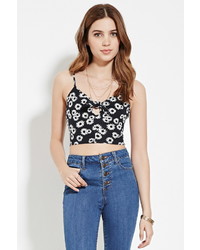 Forever 21 Floral Cropped Cami