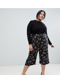 Influence Plus Floral Wide Leg Trousers