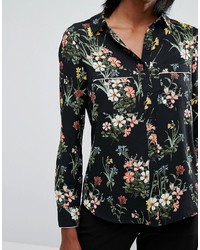 Oasis Floral Print Pajama Shirt