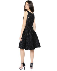 Nina Ricci Floral Cotton Jacquard Dress