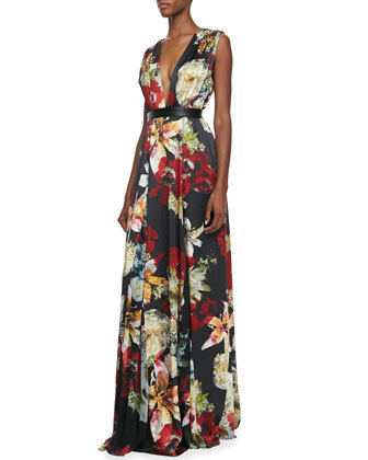 alice olivia floral dress