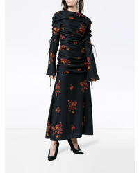 Ellery Fitted Floral Dress