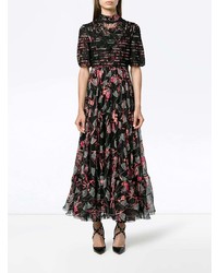 Valentino Floral Print Gown