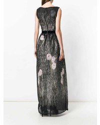 Talbot Runhof Magnolia Embellished Long Dress