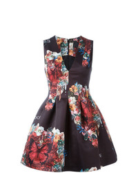 Philipp Plein Floral And Butterfly Print Dress