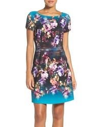 Laundry by Shelli Segal Floral Fit Flare Dress
