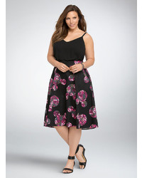 Torrid Disney Mickey Collection Floral Swing Skirt