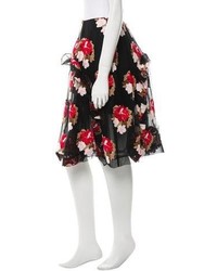 Simone Rocha Floral Embroidered Skirt W Tags
