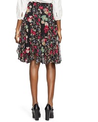 Lauren Ralph Lauren Petites Floral Print Godet Skirt