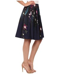 Ted Baker Quirina Fuchsia Floral Full Skirt