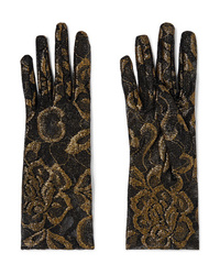 Gucci Embroidered Tulle Gloves