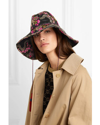 Gucci Tasseled Floral Jacquard Hat
