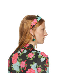 Erdem Black Noel Stewart Edition Floral Headband