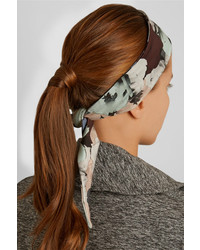 Live The Process Floral Print Stretch Jersey Headband