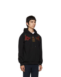 Dolce and Gabbana Black Roses Hoodie