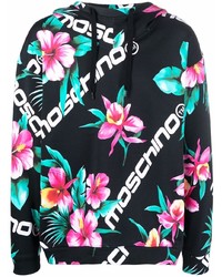 Moschino Floral Print Pullover Hoodie