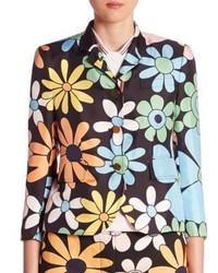 Thom Browne Floral Print Silk Jacket
