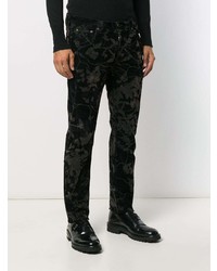 Etro Floral Patterned Jeans