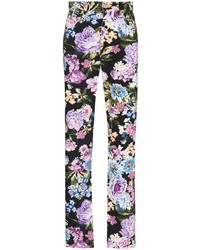 Martine Rose Floral Print Straight Leg Jeans