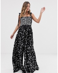 Free People Color My World Printed Jumpsuit