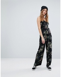 New Look Floral Strappy Jumpsuit