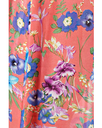 Boohoo Corah Floral Print Maxi Kimono