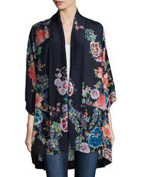 Johnny Was Collection Gail Floral Print Kimono Jacket