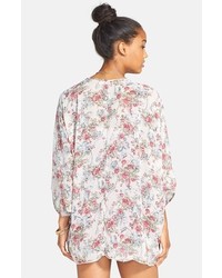 Ppla Floral Print Kimono Jacket
