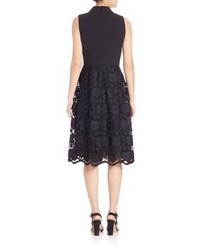 No.21 No 21 Collared Floral Lace Dress