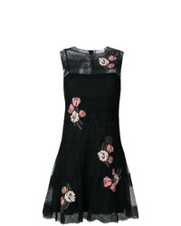 RED Valentino Floral Lace Flared Dress