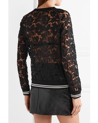 Valentino Med Corded Cotton Blend Lace Sweatshirt