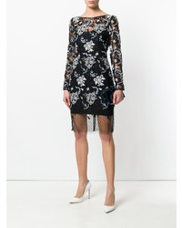 Dvf Diane Von Furstenberg Floral Lace Overlay Dress