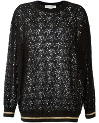 Stella McCartney Floral Lace Sweatshirt